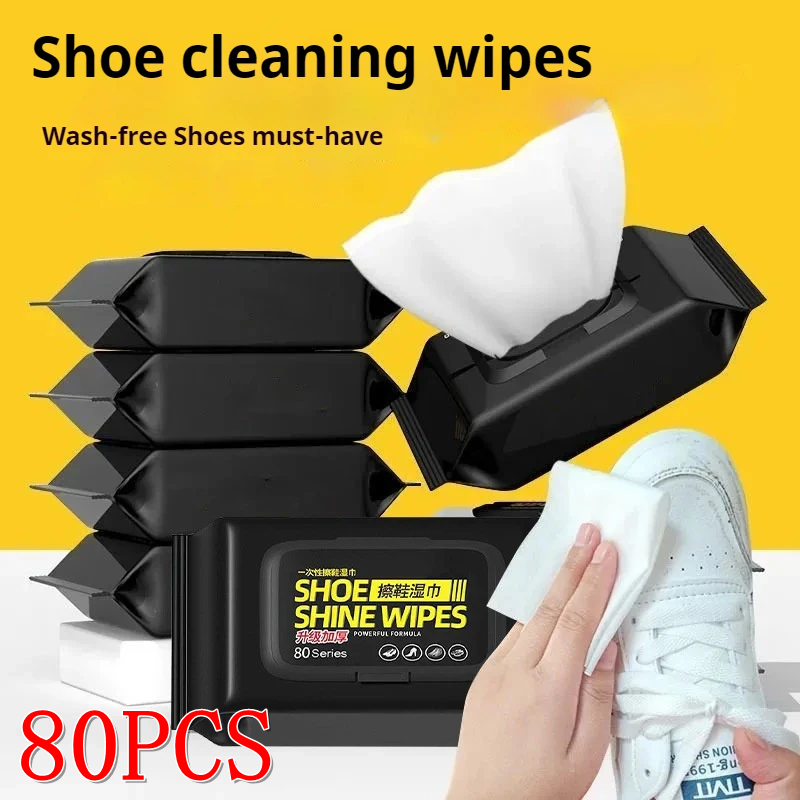 Sneaker Care Wipes - 12/30/80 個スニーカークリーナー靴クリーナーポータブル使い捨て強力なクリーニングワイプ靴ワイプ布白い靴に適用