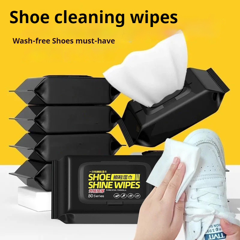 Sneaker Care Wipes - 使い捨て靴クリーニングワイプ白いスニーカー靴クリーニングケア汚れ除去クイックウェットワイプ靴ケア用 12/30/80 個